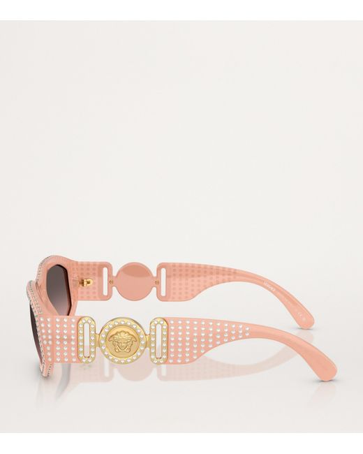 Versace Pink Nylon Sunglasses for men