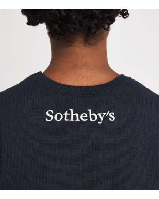FRAME Blue X Sotheby's Argyle Sweater Vest