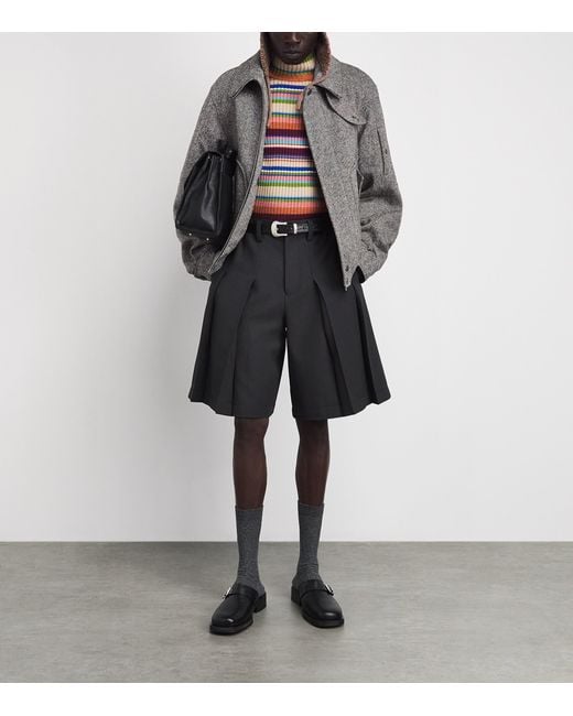 Dries Van Noten Gray Wool Vince Jacket for men