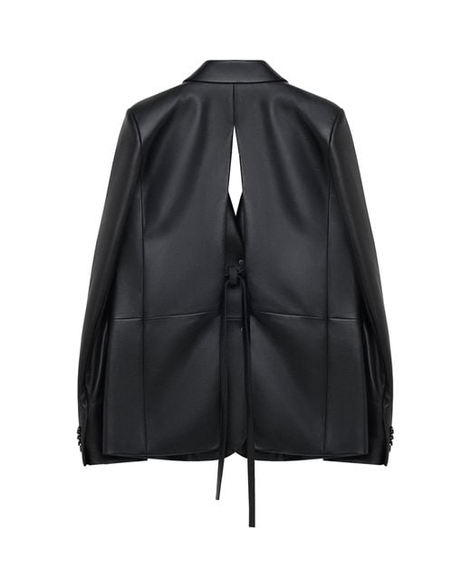 Loewe Black Lambskin Split-Back Blazer
