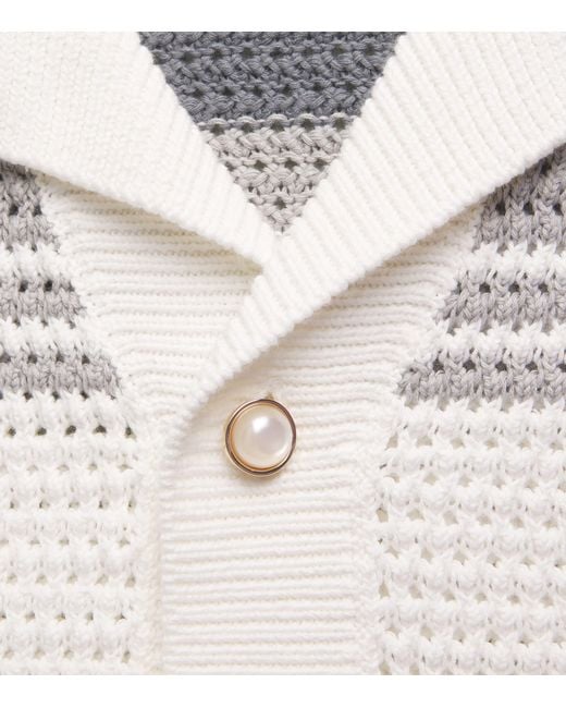 Casablanca White "Crochet" Shirt for men