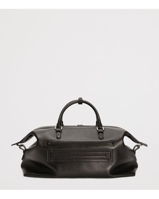 Dolce & Gabbana Black Leather Roma Holdall for men