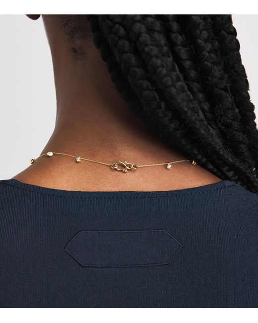 Sophie Bille Brahe Natural And Diamond Lou Of The Valley Necklace