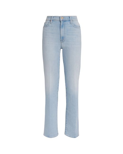 Mother Blue The Kick It Straight Jeans