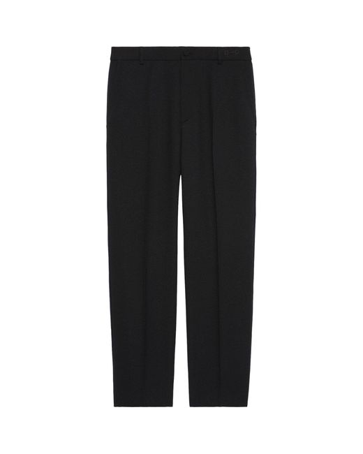 Gucci Black Tailored Trousers for men