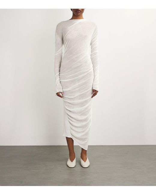 Issey Miyake White Ambiguous Dress