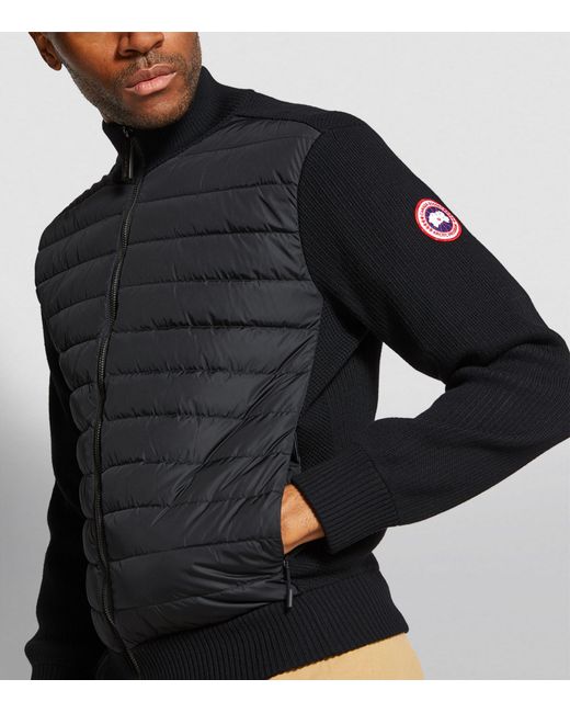 Canada Goose Hybridge Knit Jacket in Black for Men | Lyst UK