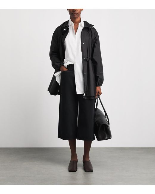 Moncler Black Hooded Weteau Jacket