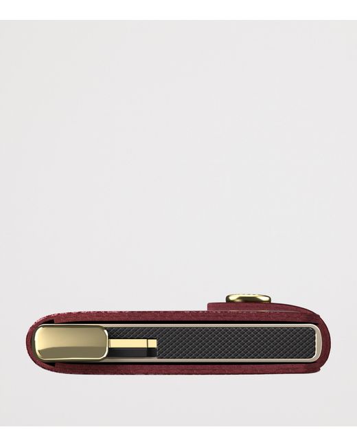 Secrid Red Leather Miniwallet for men