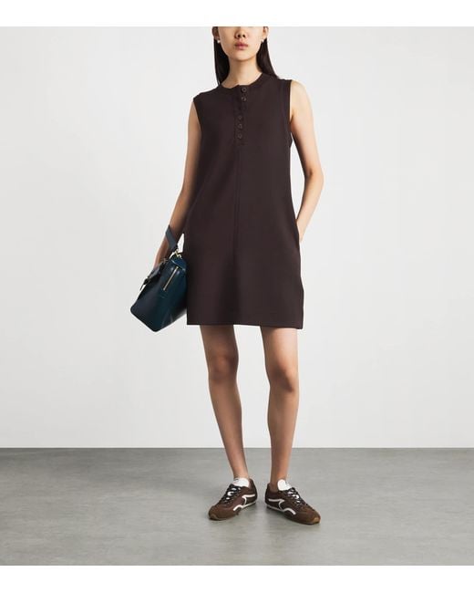 Varley Brown Elba Sleeveless Mini Dress
