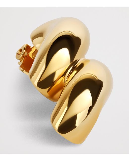 Alaïa Metallic Torsion Drop Earrings