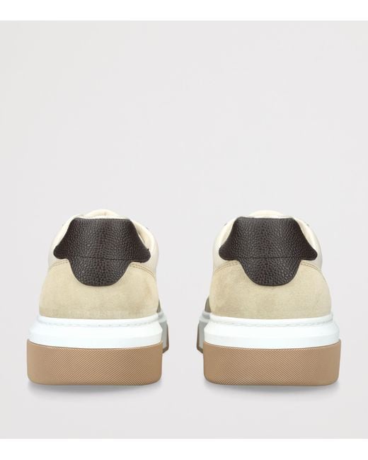 Ferragamo White Low-Top Gancini Sneakers for men
