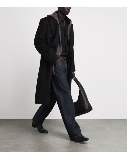 Our Legacy Blue Third Cut Wide-Leg Jeans for men