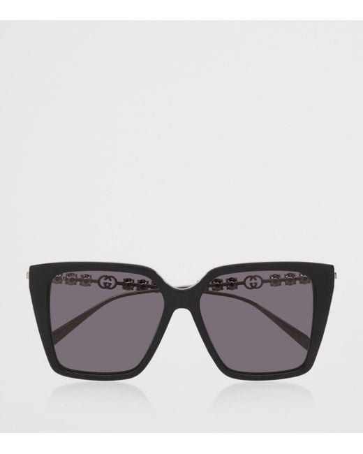 Gucci Gray Acetate Gg1967S Sunglasses
