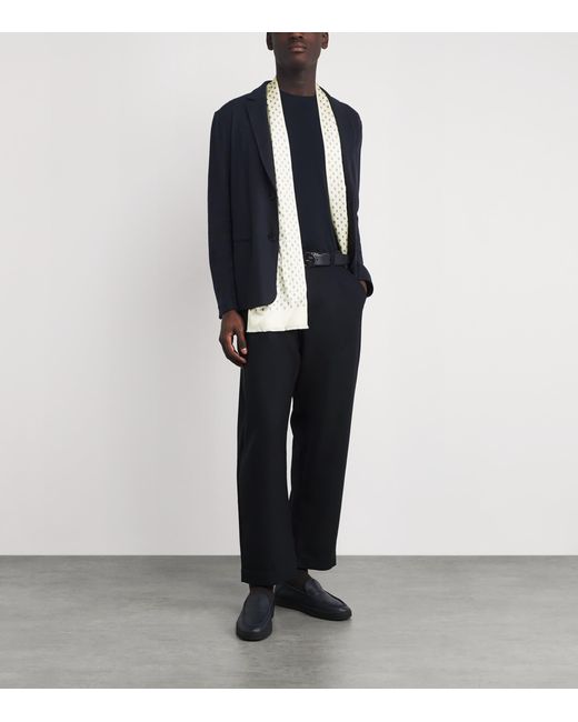 Giorgio Armani Blue Cashmere Blazer for men