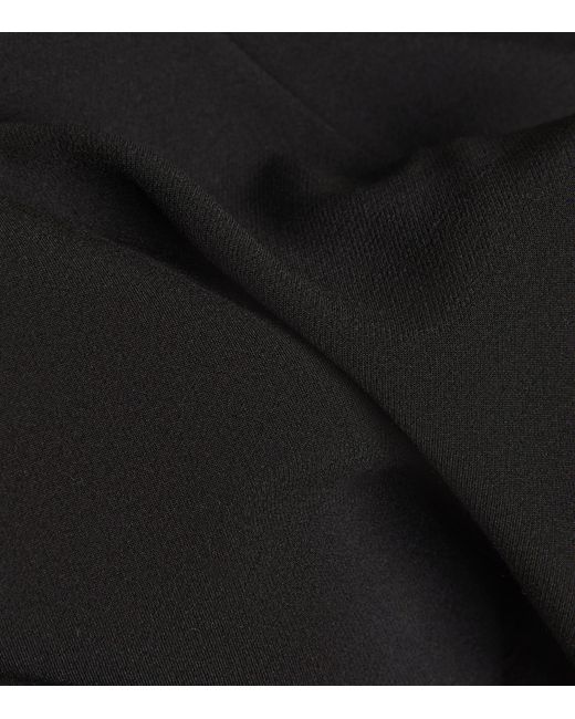 LVIR Black Split-detail Tailored Trousers