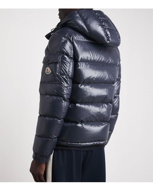 Moncler Blue Down Maya Puffer Jacket for men