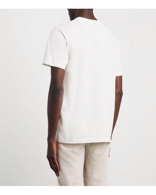 Barena White Cotton T-Shirt for men