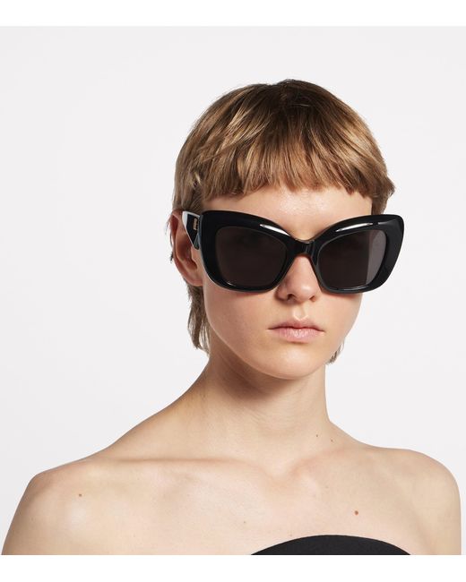 Balenciaga Black Diva Butterfly Sunglasses