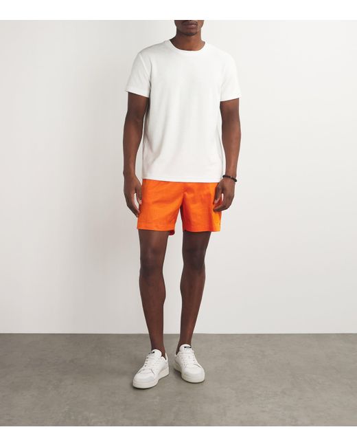 Calvin Klein White Towelling Beach T-Shirt for men