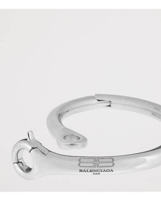 Balenciaga Metallic Saint-Germain Bangle for men
