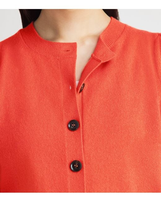 ME+EM Red Cashmere Cardigan