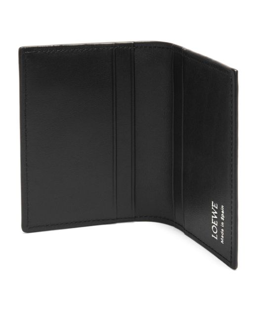 Loewe Leather BiFold Card Holder in Blue for Men Lyst UK