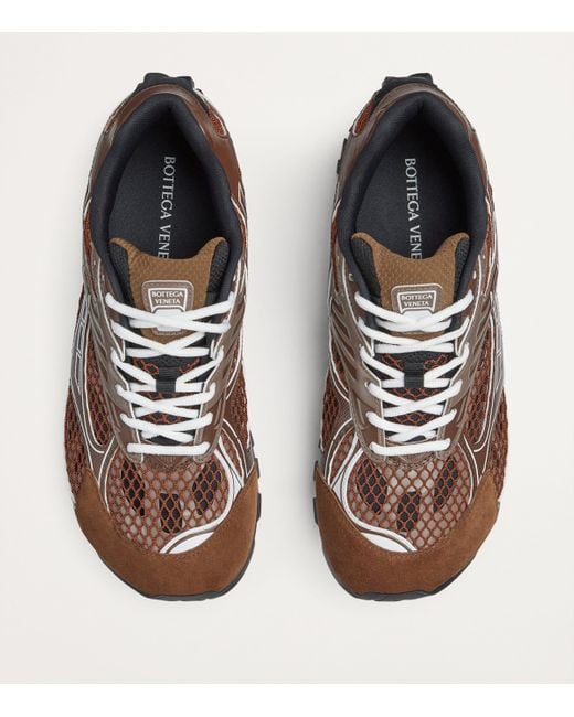 Bottega Veneta Brown Orbit Low-Top Sneakers for men