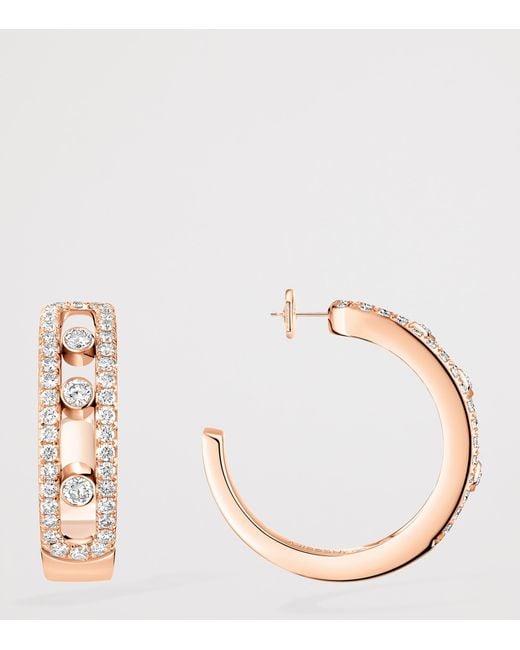Messika Metallic Move Classique And Diamond Hoop Earrings