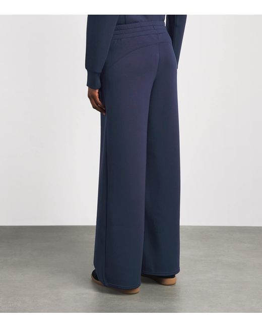 Spanx Blue Airessentials Wide-Leg Sweatpants