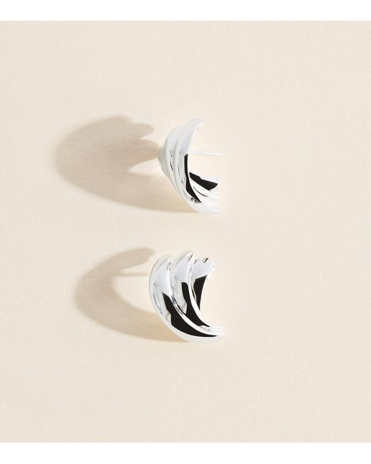 LIE STUDIO Natural Sterling The Magda Earrings