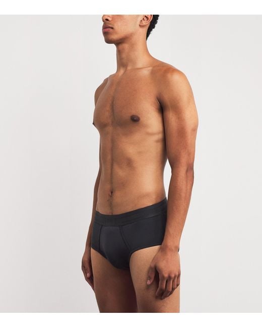 CHE Black Modal-Blend Briefs for men