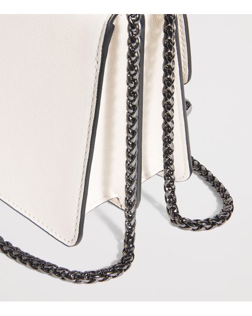 Strathberry Natural Mini Leather East/West Shoulder Bag