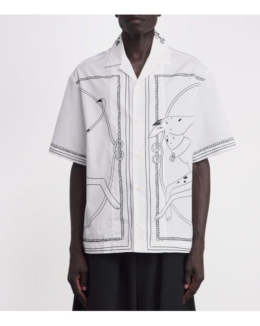 Jacquemus White Shirt With Print for men