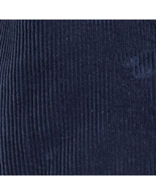 AllSaints Blue Cotton Castleford Corduroy Shirt for men