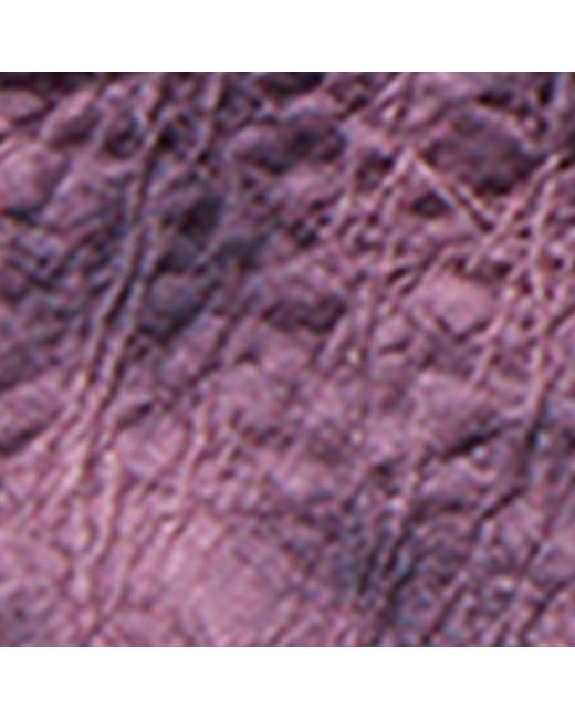 Balenciaga Purple Lambskin Long Le Cagole Wallet