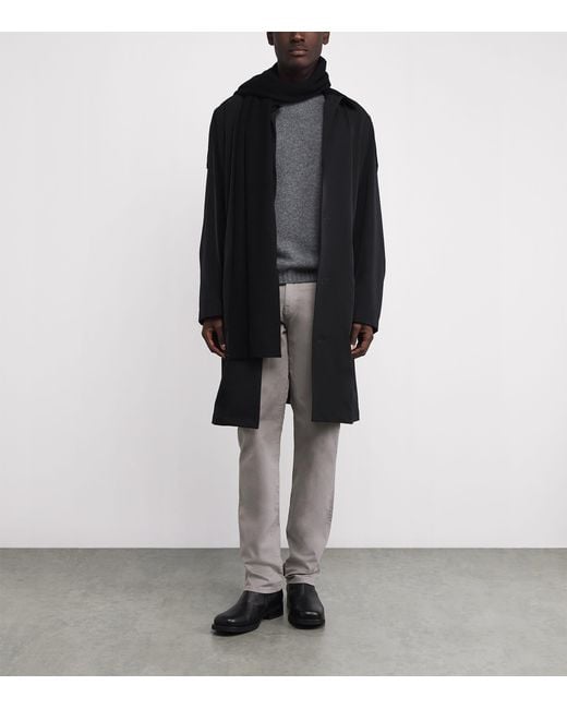 Vince Gray Cotton Twill Dylan Trousers for men