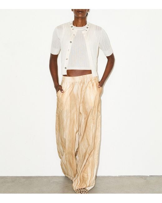 MAX&Co. White Ribbed Sleeveless Top