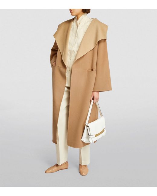 Totême  Natural Wool-cashmere Coat