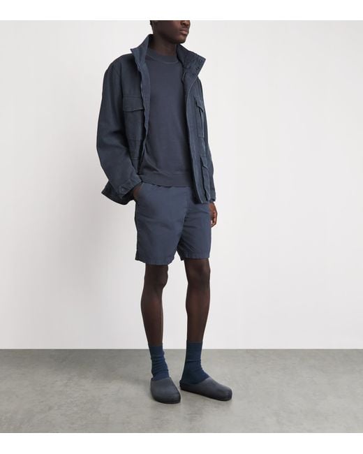 Stone Island Blue Virgin Wool Ghost Sweater for men