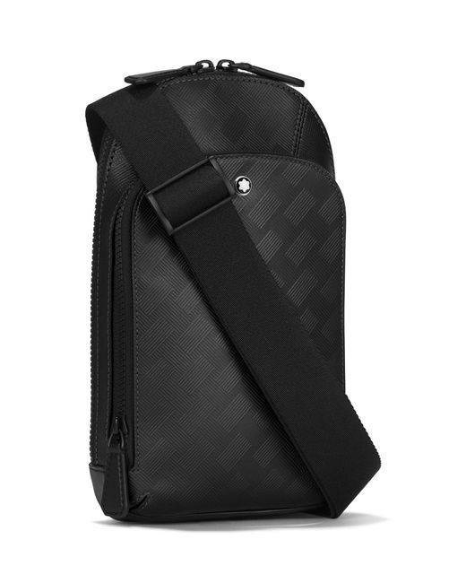 MONTBLANC Extreme 3.0 Cross-Grain Leather Messenger Bag for Men