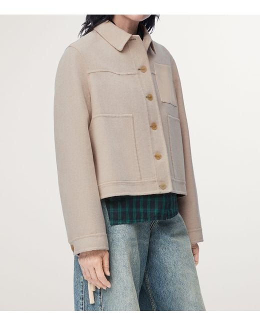 Loewe Natural Wool-Cashmere Workwear Jacket