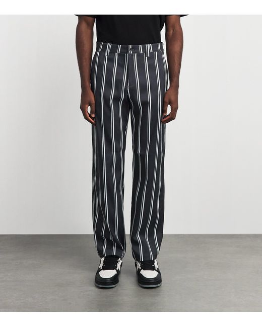 J.Lindeberg Gray 30Y Devyn Stripe Golf Trousers for men