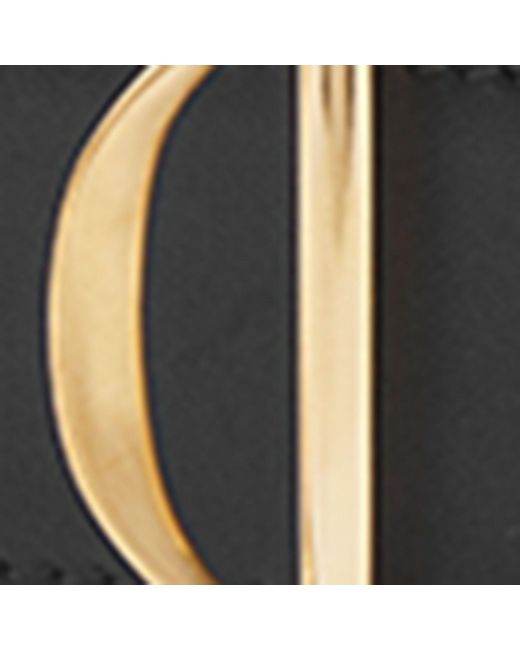 Loewe Black Leather Curved-buckle Belt