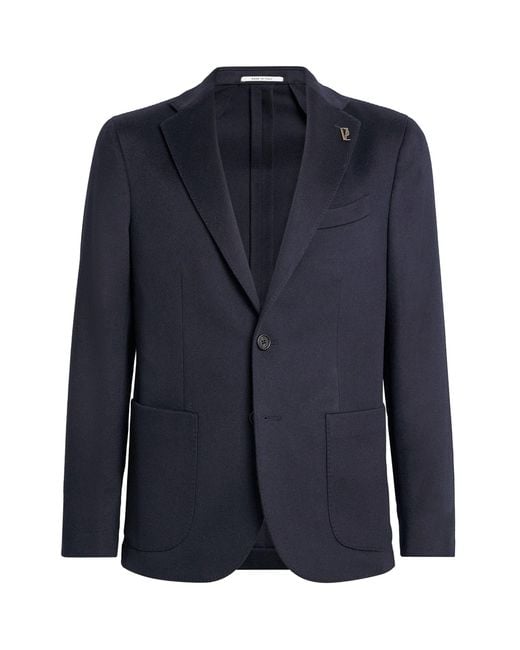 Pal Zileri Blue Cashmere Brera Blazer for men