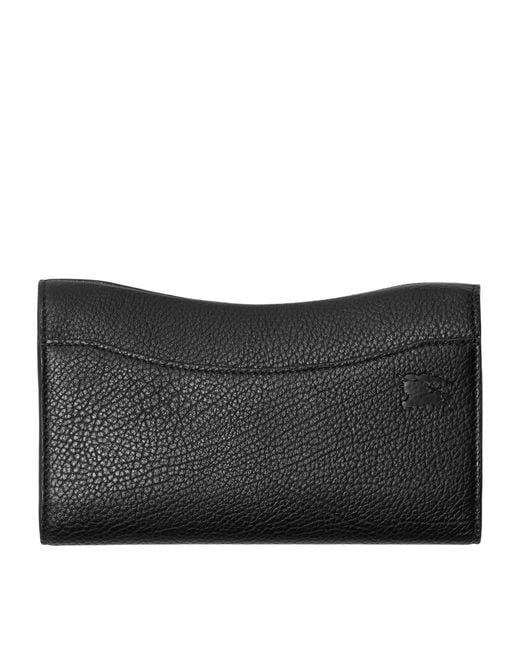 Burberry Black Rocking Horse Continental Wallet