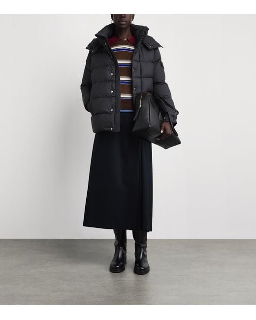 Moncler Black Down Adaptable Maya 70 Jacket