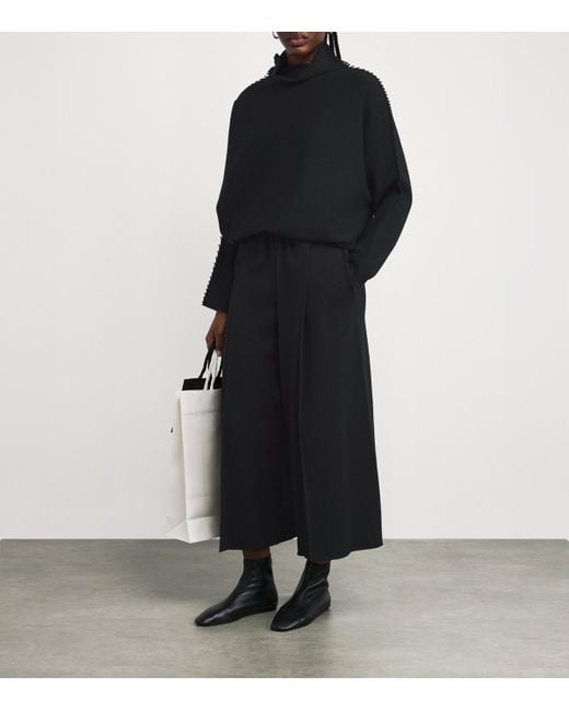 Issey Miyake Black Campagne Trousers