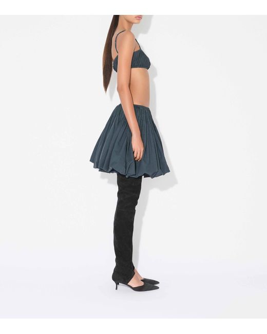 Alaïa Blue Bubble Mini Skirt