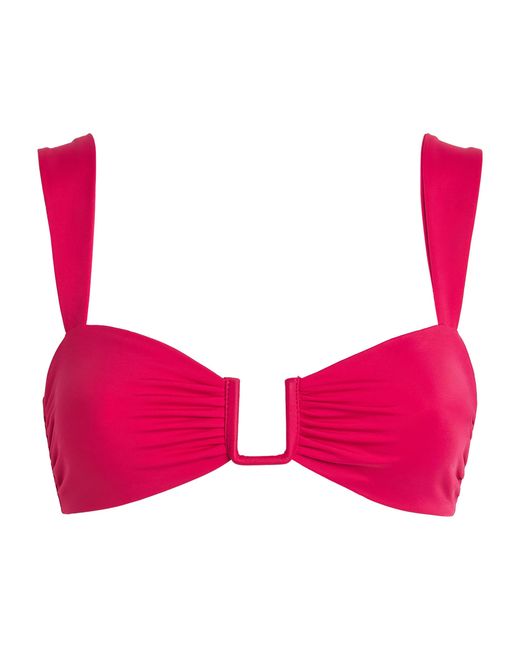 Away That Day Pink Cannes Bikini Top